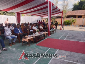 Babinsa Binongko Hadiri Launching Bantuan Pangan 2025