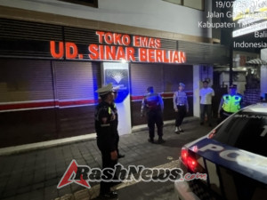 Blue Light Patrol Polres Tabanan Antisipasi Kejahatan 3C di Tengah Sepinya Aktivitas Malam
