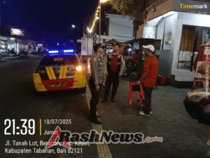 Polsek Kediri Gencarkan Pelaksanaan Patroli Barcode Malam Hari Tekan 3 C