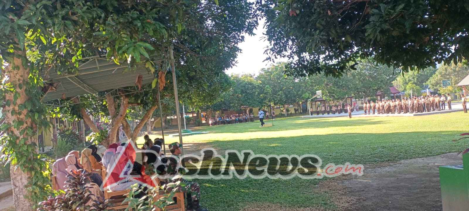 MPLS SMPN 1 Brang Ene Resmi Ditutup, Babinsa Koramil 1628-01 Taliwang Turut Hadir