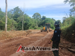 Pengerasan Jalan TMMD ke-125 Capai 75 Persen