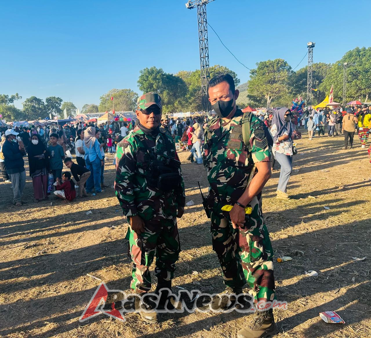 Festival Lakey 2025 Dijaga Ketat, Dandim 1614/Dompu dan Kapolres Dompu Turun Langsung