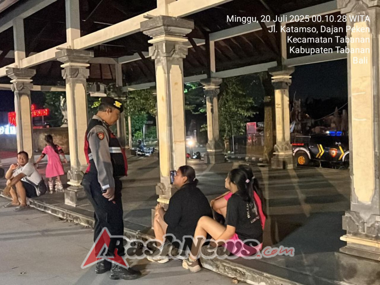 Patroli Subuh Perintis Presisi Sat Samapta Polres Tabanan, Ciptakan Rasa Aman di Jam Rawan
