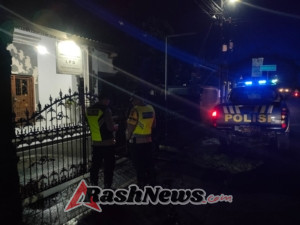 Cegah terjadinya Kriminalitas pada malam hari, Polsek Penebel laksanakan Patroli Blue Light