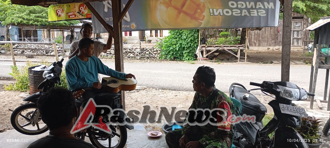 Kehadiran Babinsa Kodim 1602/Ende Diberi Apresiasi Masyarakat Desa Ndondo