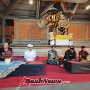 Kawal Tradisi dan Seni Daerah, Danramil Blahbatuh Hadiri Syukuran Gong Kebyar Anak-Anak