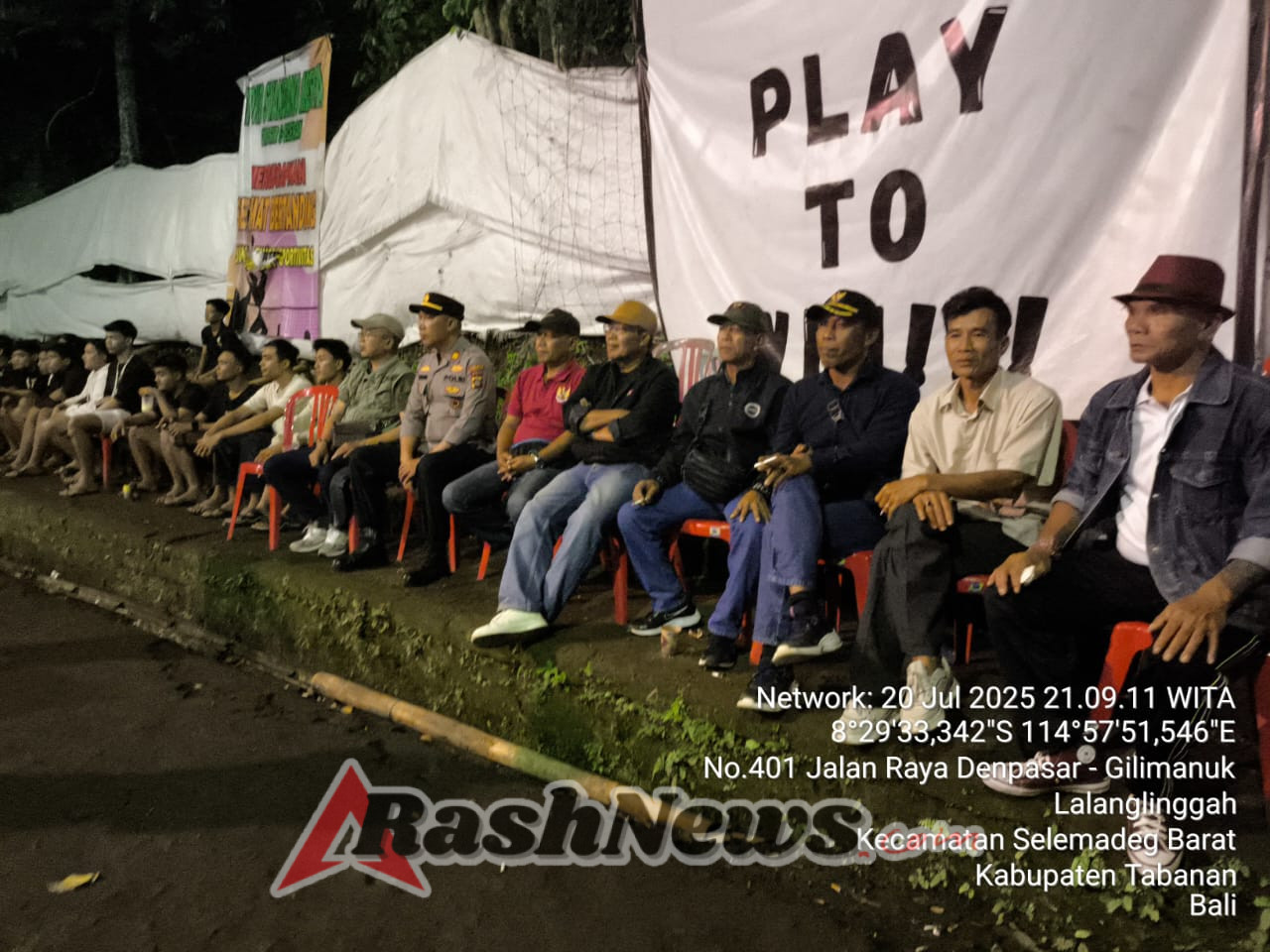 Kapolsek Selemadeg barat Hadiri Penutupan Final Bola Voli Selbar Cup 2025