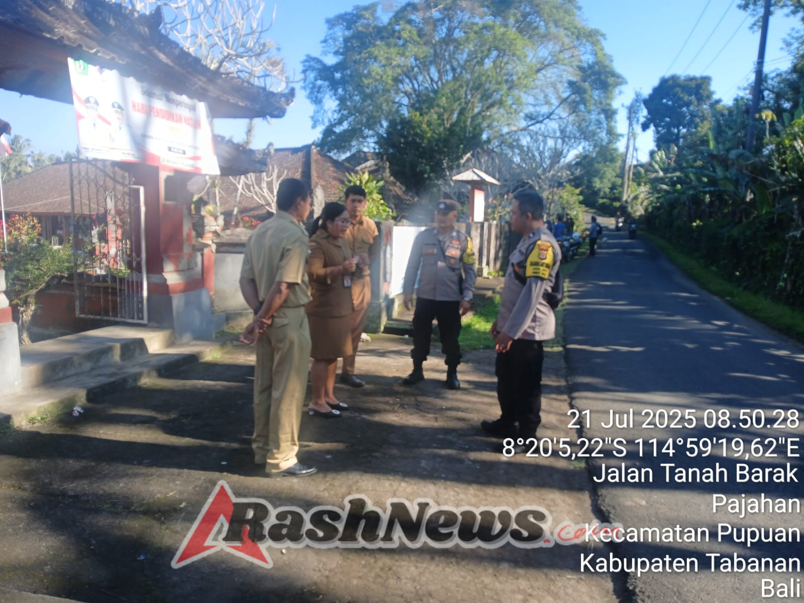 Respon Cepat dari Personil Polsek Pupuan Menanggapi Laporan dari Masyarakat