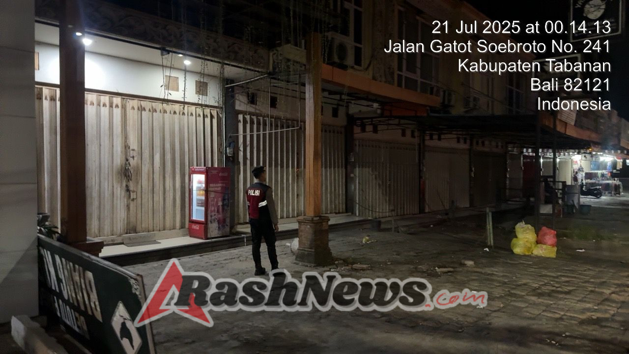 Patroli Subuh Sat Samapta Polres Tabanan Jaga Ketat Permukiman Warga, Antisipasi Gangguan Kamtibmas