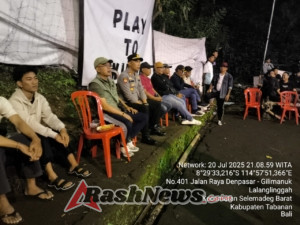 Kapolsek Selemadeg barat Hadiri Penutupan Final Bola Voli Selbar Cup 2025