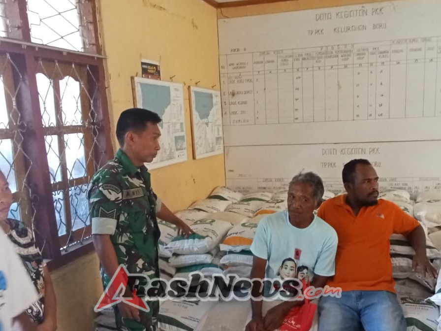 Petani Kelurahan Baru Terbantu Bantuan Hanpangan, Babinsa: Ini Langkah Nyata Dukung Ketahanan Pangan