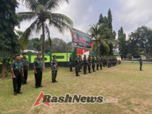 Disiplin dan Patriotisme! Anggota Kodim 1618/TTU Gelar Upacara Bendera Merah Putih