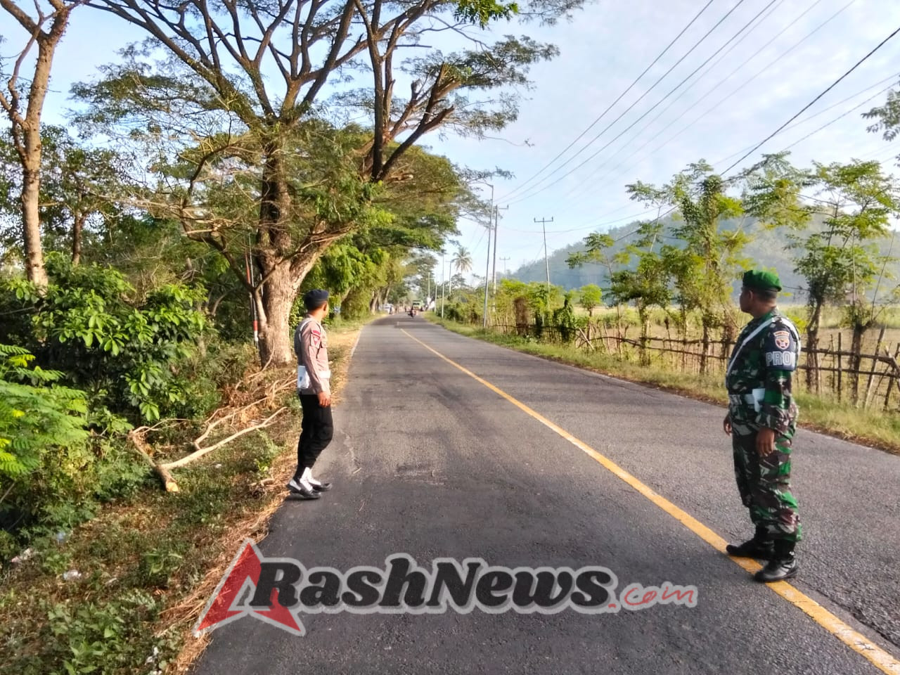 Provost Kodim 1628/SB dan Satlantas Polres KSB Gelar Operasi Gabungan