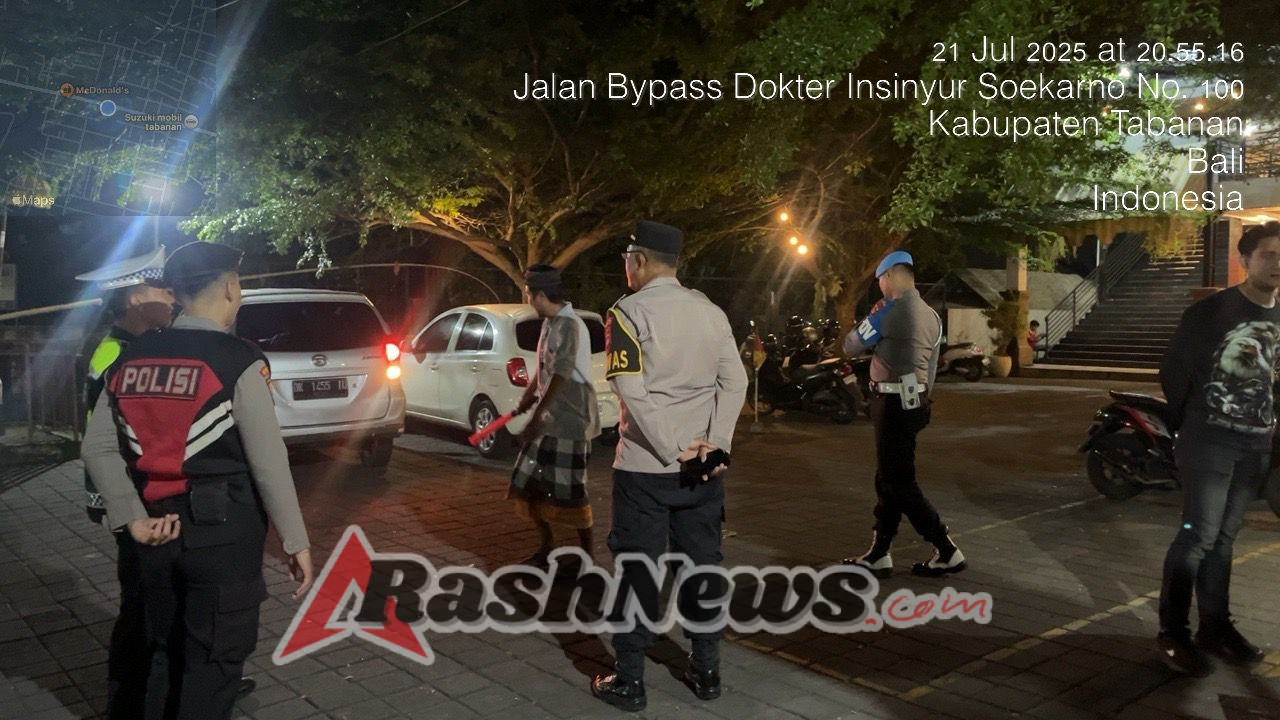 Polres Tabanan Gencarkan Patroli Malam, Tekan Pelanggaran dan Ciptakan Rasa Aman