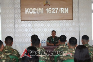 Dandim 1627/Rote Ndao Berikan Pengarahan Kepada 25 Komcad SPPI Batch 3