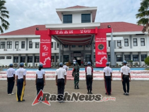 Babinsa Koramil 1624-03/Lewoleba Bantu Persiapan Calon Paskibraka Kabupaten Lembata