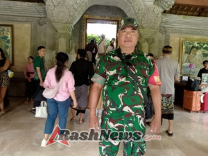 Babinsa Hadir Jaga Kondusivitas Acara FSKN di Restaurant Taman Dedari Ubud
