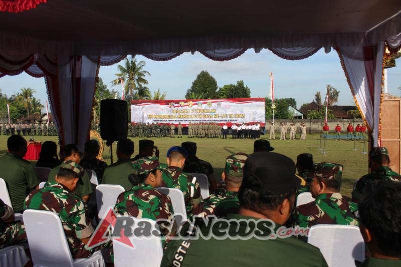 TMMD Ke-125 Tahun 2025 Resmi Dibuka, Dandim 1619/Tabanan Turut Hadir