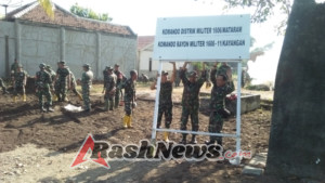 Persiapan Akhir Peresmian Koramil 1606-11/Kayangan Dimatangkan