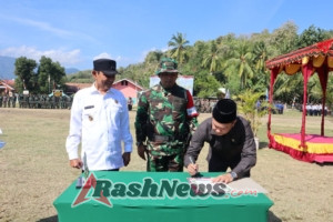 Wakil Bupati Sumbawa Buka TMMD ke-125, Dandim 1607/Sumbawa Pimpin Satgas Pembangunan