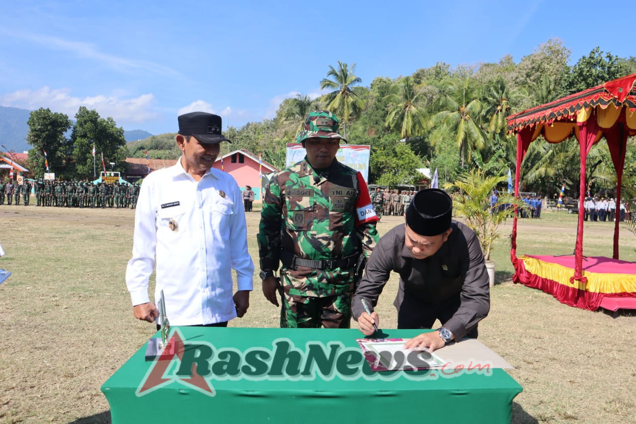Wakil Bupati Sumbawa Buka TMMD ke-125, Dandim 1607/Sumbawa Pimpin Satgas Pembangunan