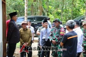 Dandim 0309/Solok Bersama Forkopimda Tinjau Lokasi Pengerjaan TMMD Ke-125