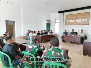 Dalam Rangka HUT RI Ke – 80 Dandim 1627/Rote Ndao Pimpin Rapat Awal Persiapan Kegiatan Lomba