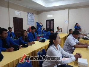 Hadiri Penerimaan KKN, Babinsa Aan Tegaskan Siap Beri Dukungan