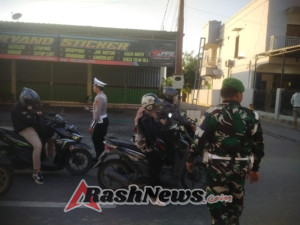 Depan Pom Bensin Tanah Merah Jadi Lokasi Razia Operasi Patuh Rinjani 2025