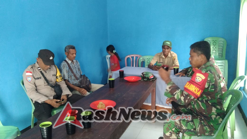 Kades Binafun dan Fafumonas Sampaikan Babinsa dan Bhabinkamtibmas Sangat Mendukung Program Desa