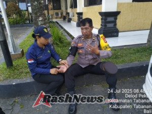 Dukung Kinerja Personel, Dokkes Polres Tabanan Gelar Pelayanan Kesehatan Ops Patuh Agung 2025.