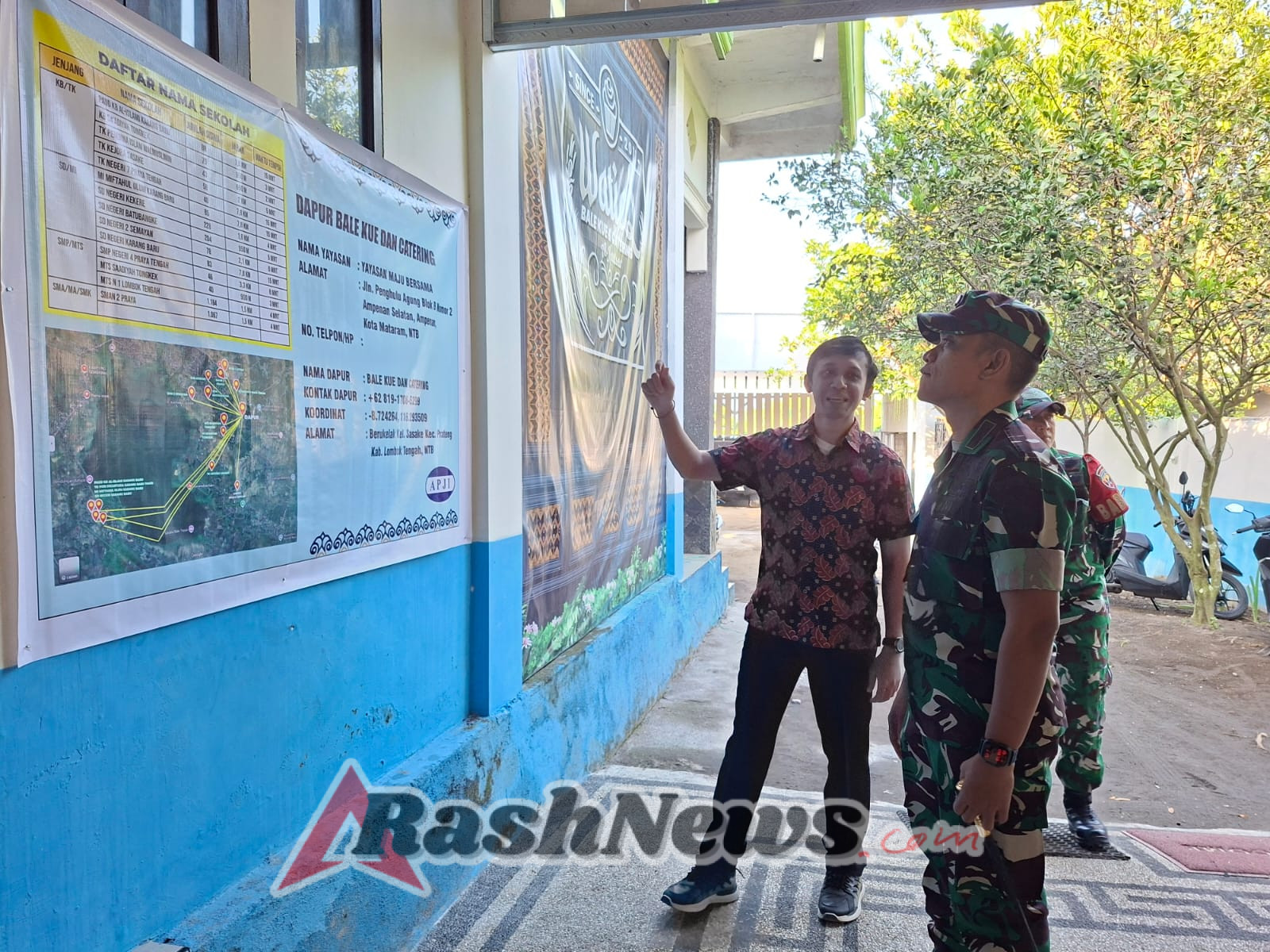 Pastikan Siap Dan Sesuai Kretria, Dandim Loteng Cek SPPG Di Sasake