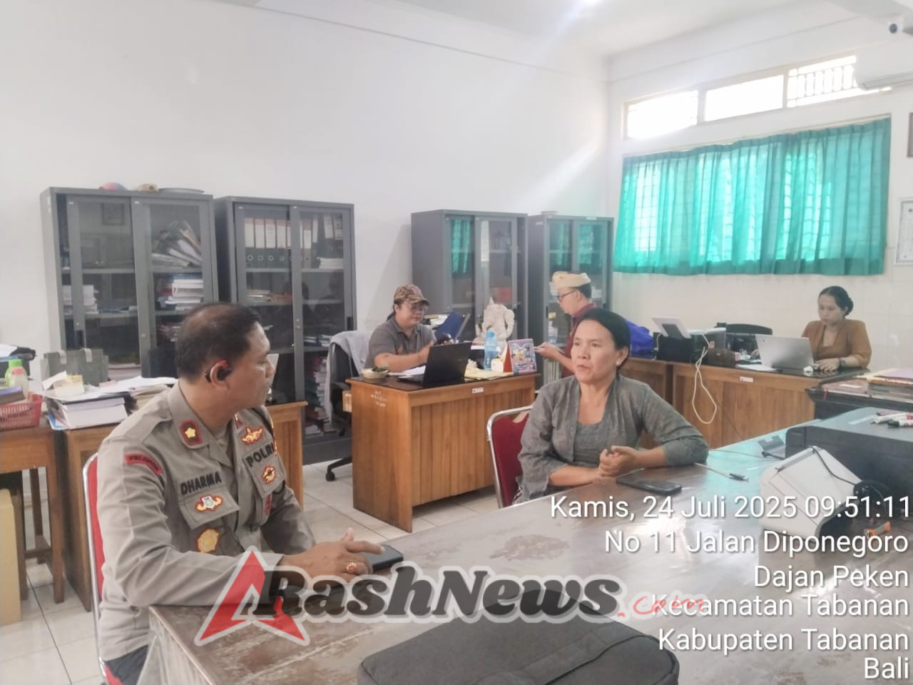 Kapolsek Tabanan Ajak Siswa Jauhi Narkoba tidak ada lagi bullying di sekolah