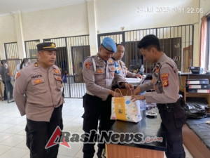 Polres Tabanan Perketat Pengawasan Rutan, Pastikan Tahanan dan Barang Kunjungan dalam Keadaan Aman