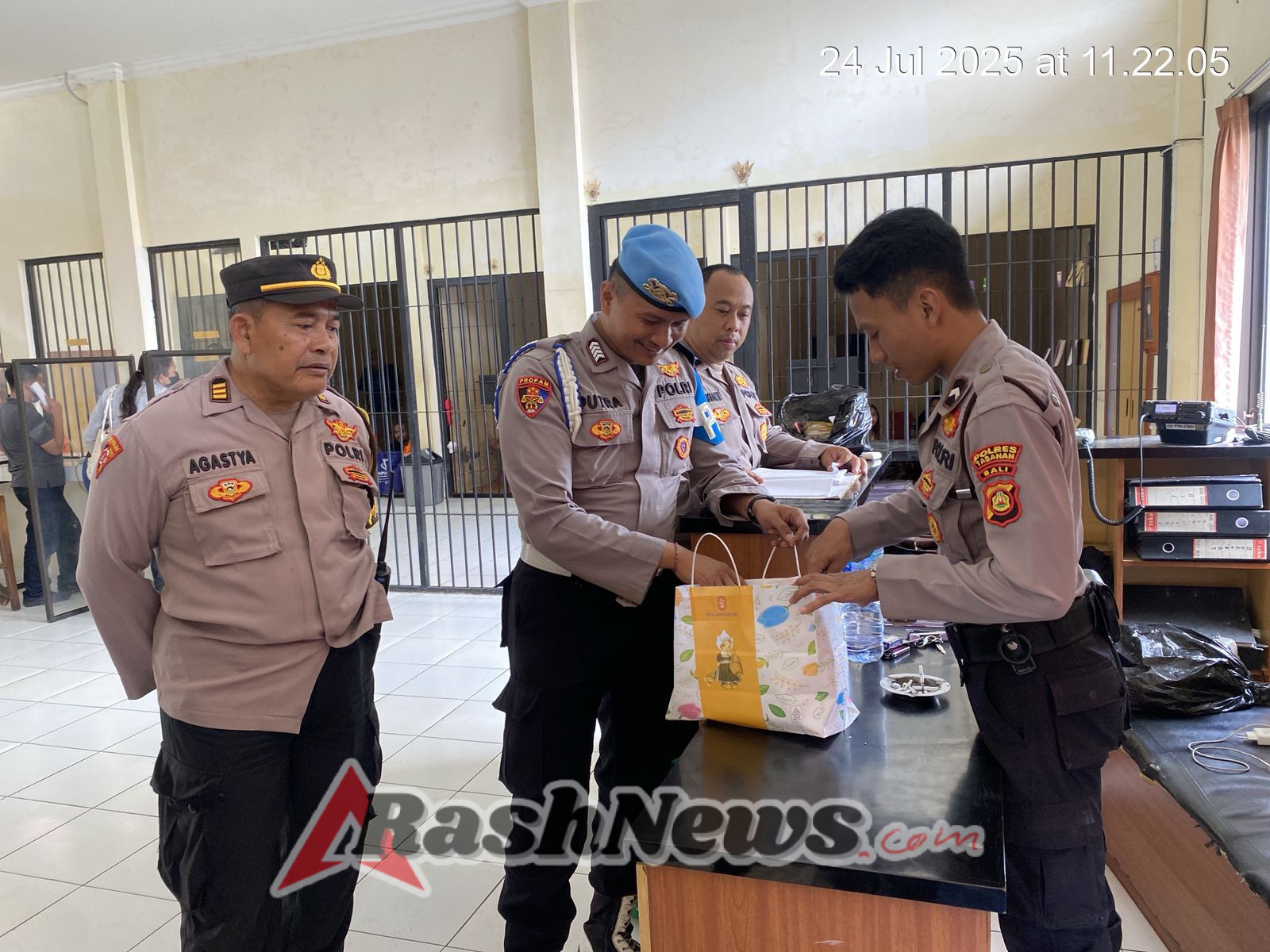Polres Tabanan Perketat Pengawasan Rutan, Pastikan Tahanan dan Barang Kunjungan dalam Keadaan Aman