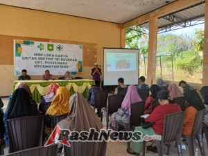Sinergi TNI dan Lintas Sektor, Danposramil Rhee Hadiri Mini Lokakarya UPT Puskesmas Rhee
