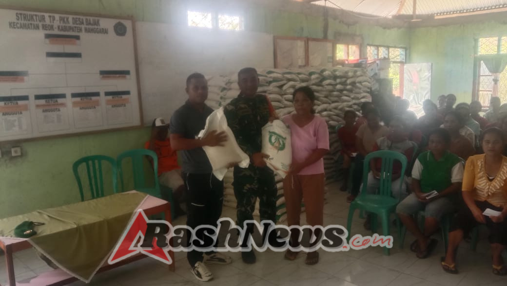 Sinergi TNI dan Pemerintah: Hanpangan TA 2025 Disalurkan di Desa Bajak