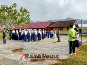 Wadanramil dan Kapolsek Monta Awasi Seleksi Calon Paskibraka, Siapkan Generasi Berkarakter