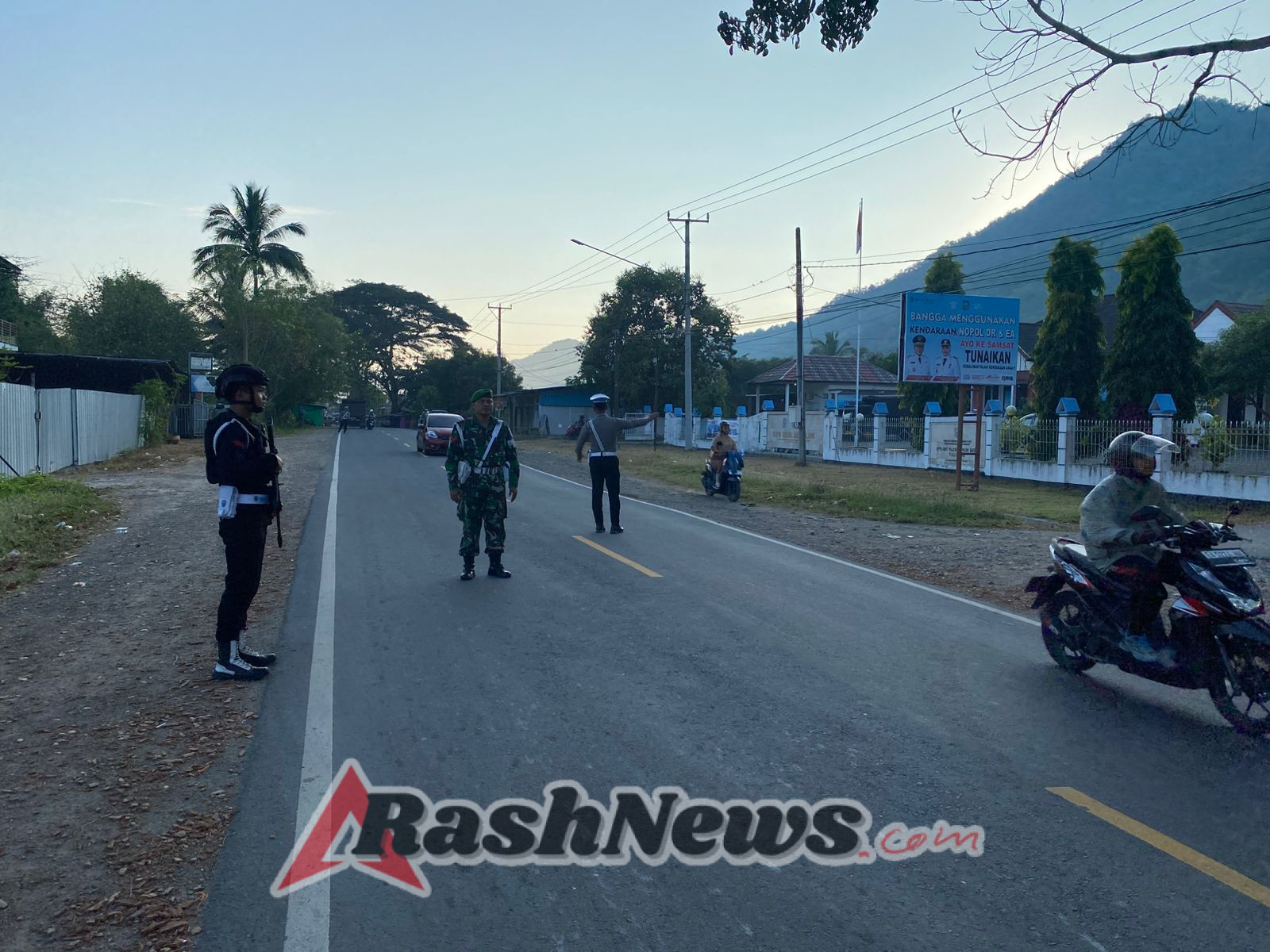 Sinergi TNI-Polri: Provost Kodim 1628/SB Ikut Sukseskan Operasi Patuh Rinjani 2025 di Sumbawa Barat