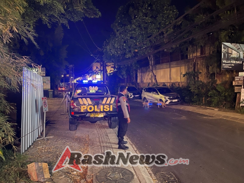 Unit Samapta Polsek Kuta Utara Patroli Malam Prioritaskan Jalan  Berawa