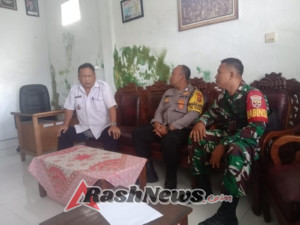 Babinsa dan Bhabinkamtibmas Dapdap Putih Pererat Sinergi dengan Perbekel Desa Dapdap putih