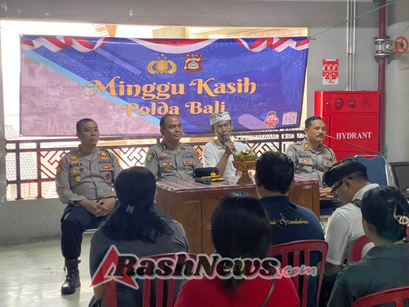 Program Minggu Kasih, Ditpamobvit Polda Bali bersama Biddokkes polda bali dan Ditbinmas Polda Bali