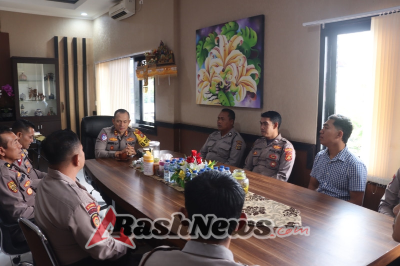 Kapolres Karangasem Apresiasi Personil Berprestasi yang Dedikasikan Diri Lebih dari Tupoksi