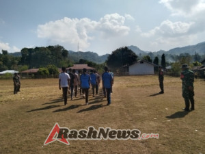 TNI Bina Pelajar Lewat Pelatihan Paskibraka di Tanjungbunga