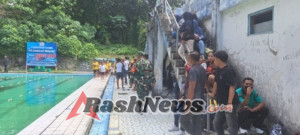 TNI Bersama Rakyat, Kodim 1602/Ende Kawal Suksesnya Event Renang Pelajar Se-Kabupaten