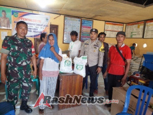 Koptu Supriadin, Babinsa Tangguh yang Hadir Mendampingi Penyaluran Beras di Kecamatan Belo