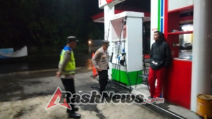 Patroli Pantau Objek Vital SPBU Wilayah Rendang Cegah Gangguan Kamtibmas