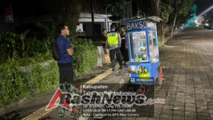 Polres Tabanan Gelar Blue Light Patrol, Wujud Hadirnya Polisi di Tengah Masyarakat Malam Hari