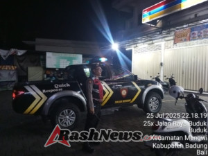 Patroli Wilayah Polsek Mengwi Susuri Jalur Buduk – Tumbak Bayuh