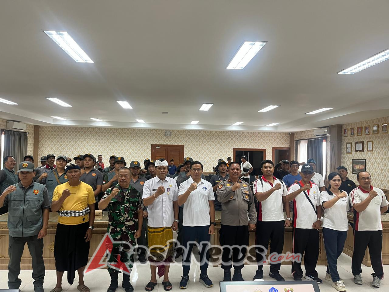 Sosialisasi dan Sinkronisasi Penyelenggaraan Ketentraman dan Ketertiban Wilayah, Kompol Rai Darmayasa Tekankan Pentingnya Kordinasi dan Kolaborasi